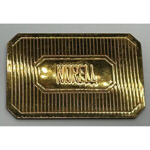Vintage 60s NORELL Gold Tone Compact Mirror Vanity Collectible